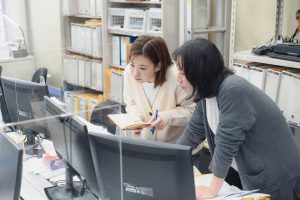 グループ内の就業風景