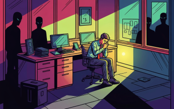 職場のいじめアニメ