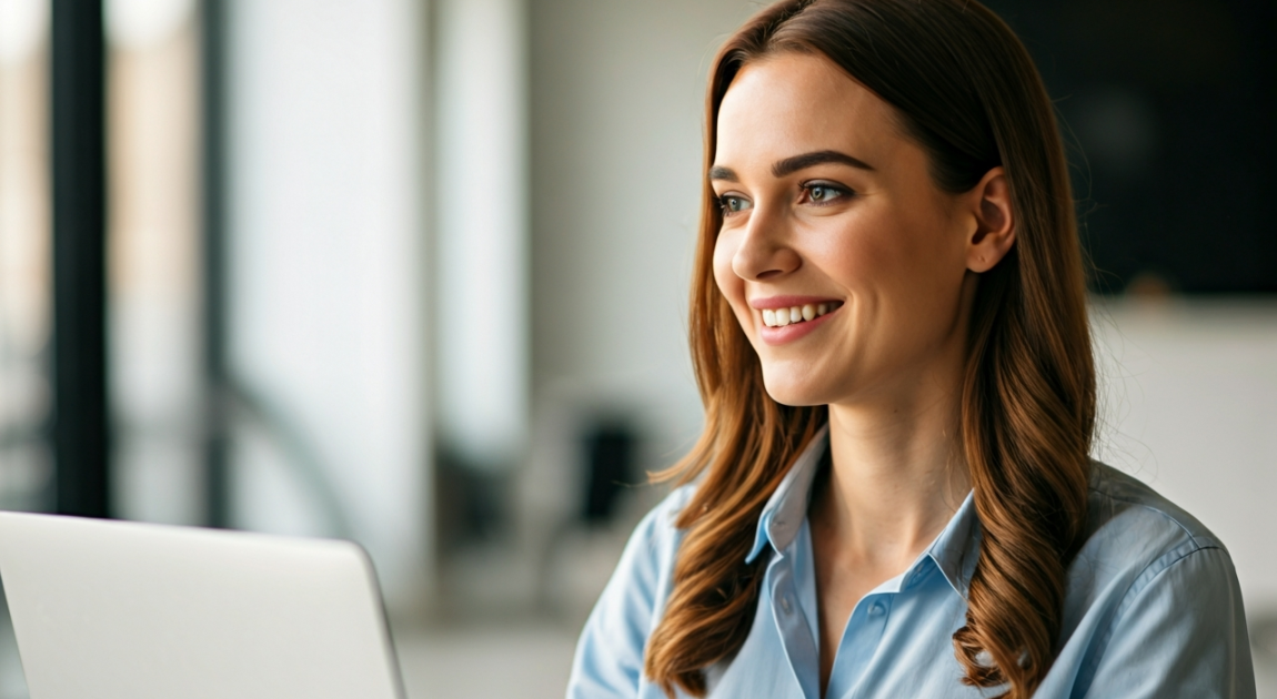ハツラツと働く女性